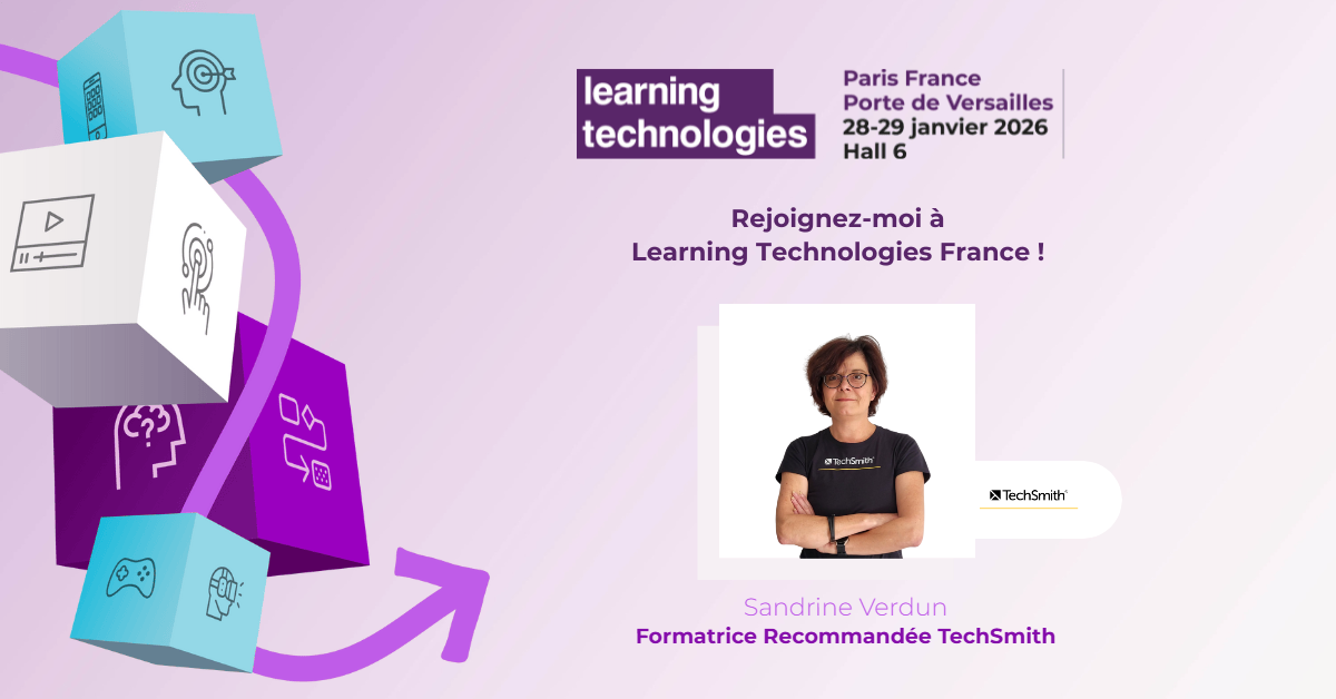 TechSmith au salon Learning Technologies France !